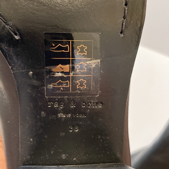 Rag & Bone Walker Ankle Boots EU 38 US 8 EUC - Picture 8 of 9